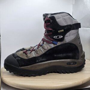 Salomon Goretex Winter Snow Boots Mens 9 Black/Brown